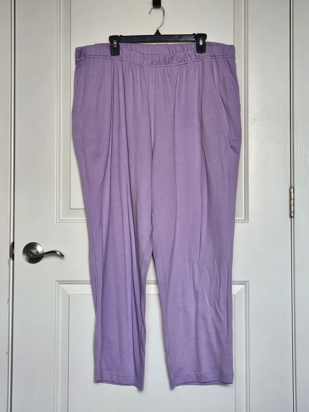 Woman Within Cozycore Coastal Grandma Lilac Plus Size 2X Pants